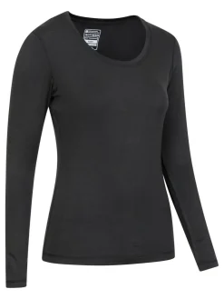 Discount Mountain Warehouse Keep The Heat Quick Drying Thermal Top Black