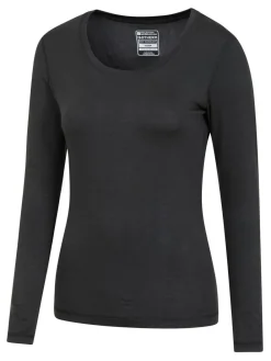 Discount Mountain Warehouse Keep The Heat Quick Drying Thermal Top Black