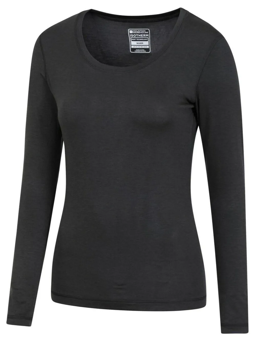 Discount Mountain Warehouse Keep The Heat Quick Drying Thermal Top Black