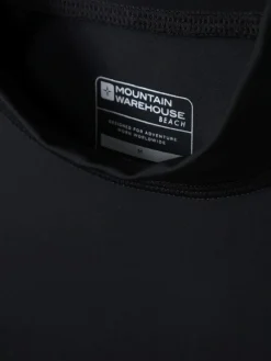 Mountain Warehouse Black UV Mens Rash Vest^ Swimwear