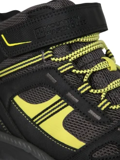 Mountain Warehouse Black Wander Waterproof Adaptive Walking Boots^BOY Boots|Boots