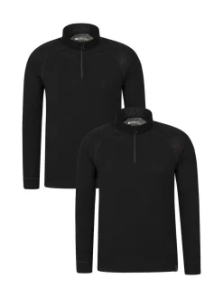 Mountain Warehouse Black Merino Multipack Thermal Top^ Thermals