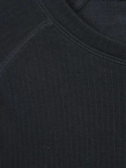 Clearance Mountain Warehouse Talus Womens Round Neck Thermal Top Black