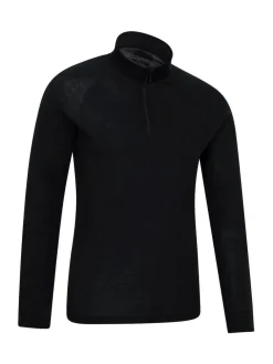 Mountain Warehouse Mens Merino Quarter Zip Thermal Top^ Underwear|Underwear