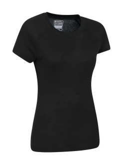 Best Mountain Warehouse Black Womens Talus Thermal T-Shirt