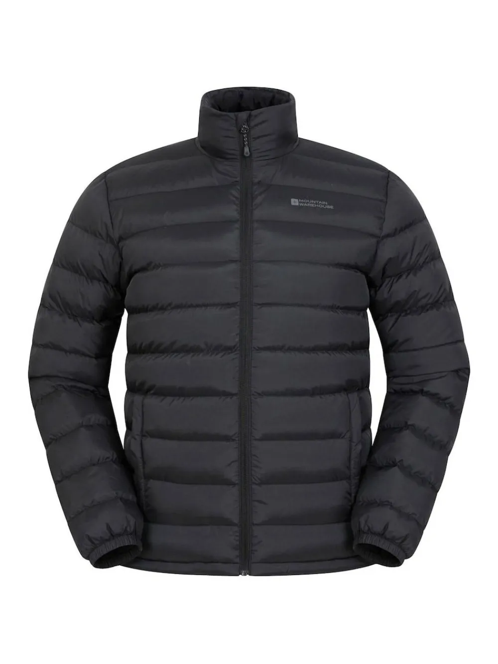 Hot Mountain Warehouse Mens Vista Water Resistant Padded Jacket Black