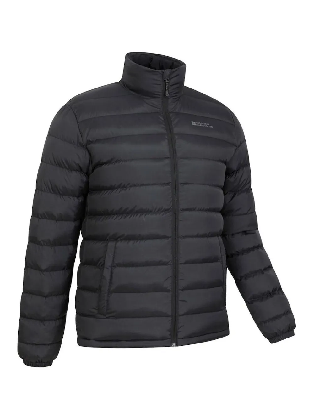 Hot Mountain Warehouse Mens Vista Water Resistant Padded Jacket Black