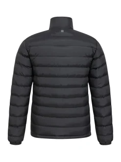Hot Mountain Warehouse Mens Vista Water Resistant Padded Jacket Black