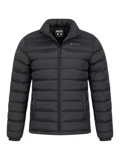 Hot Mountain Warehouse Mens Vista Water Resistant Padded Jacket Black