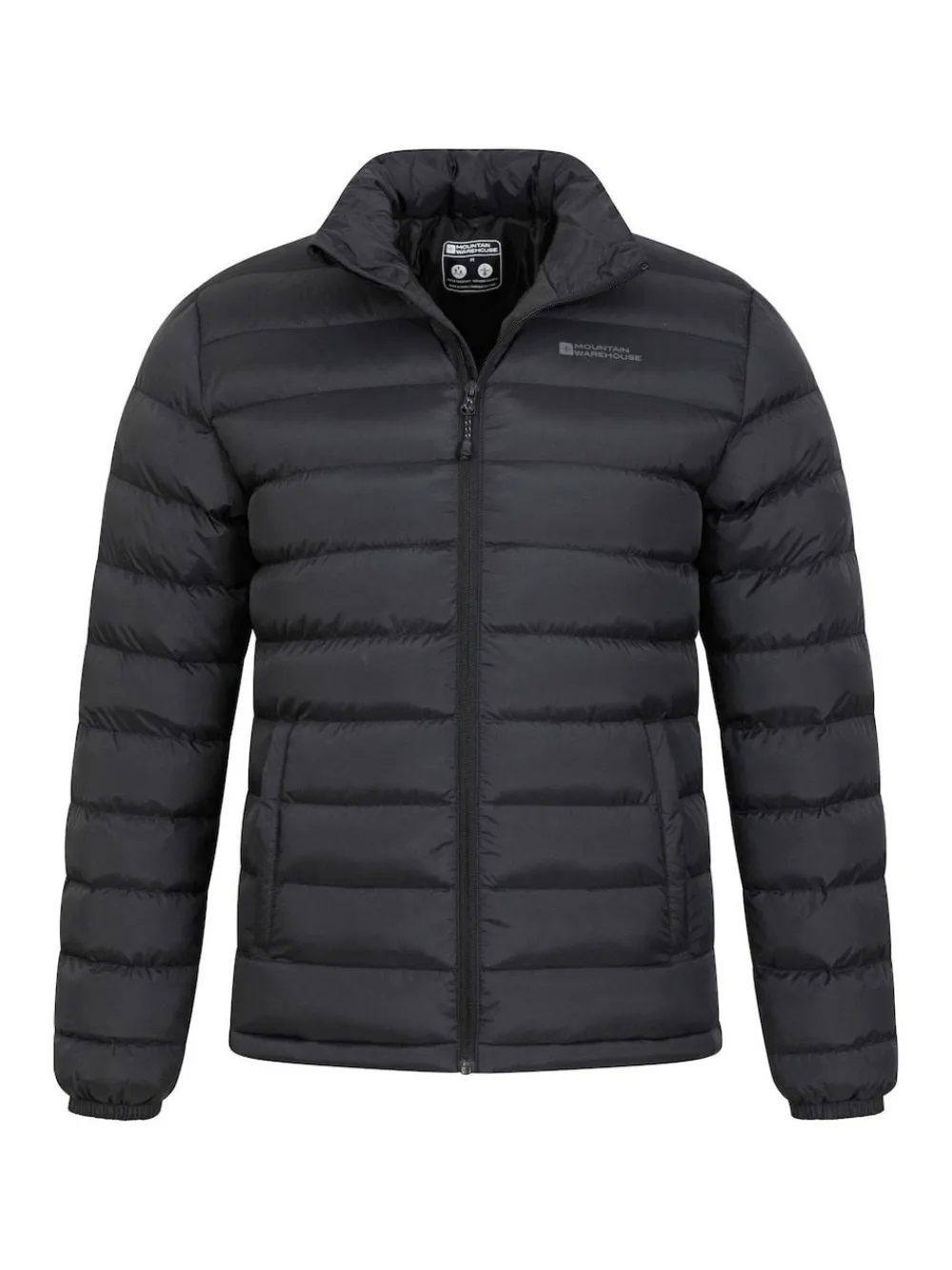 Hot Mountain Warehouse Mens Vista Water Resistant Padded Jacket Black