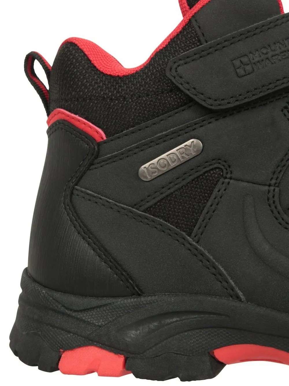 Mountain Warehouse Black Adventurer Kids Adaptive Walking Boots^BOY Baby Boots|Boots