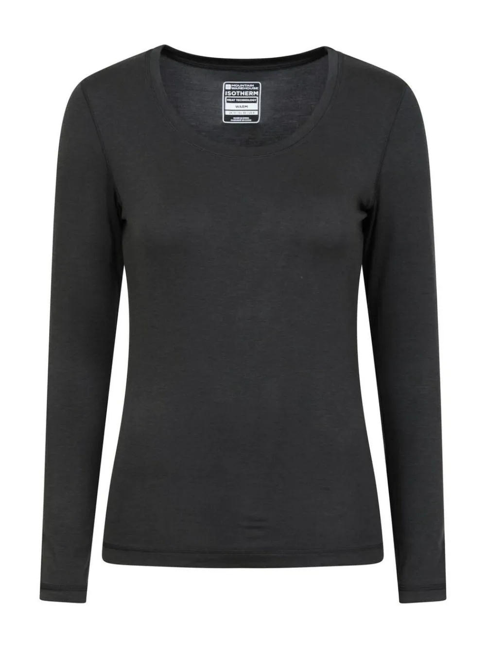 Mountain Warehouse Black Womens Keep The Heat Thermal Top and Pants Set^Women Thermals