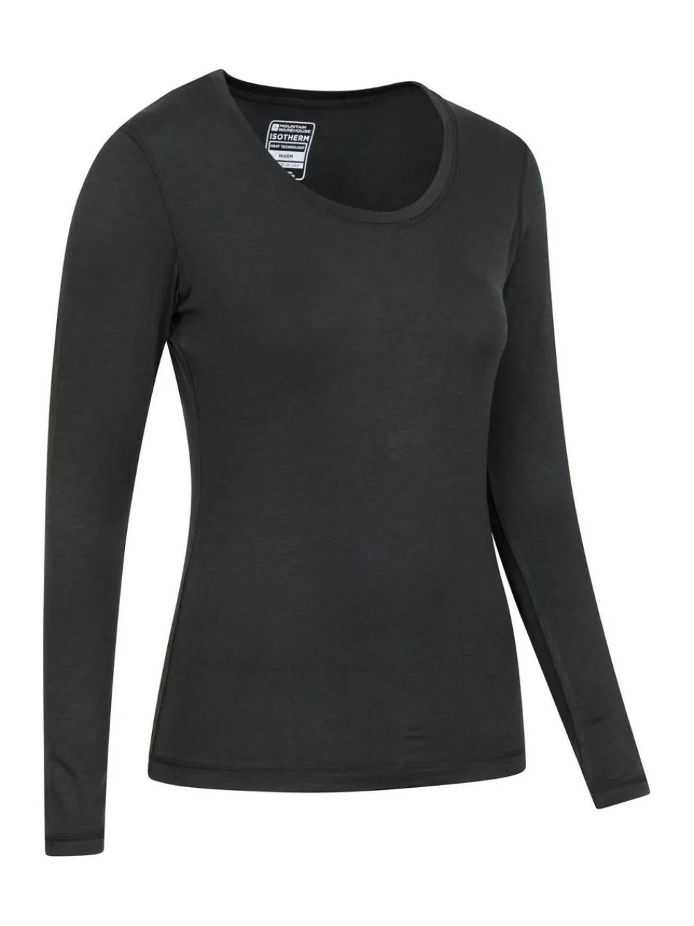 Mountain Warehouse Black Womens Keep The Heat Thermal Top and Pants Set^Women Thermals