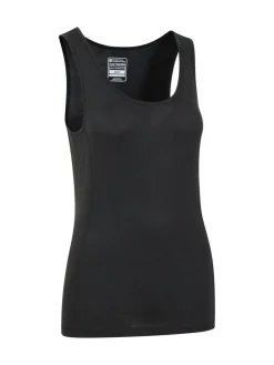 Mountain Warehouse Black Keep The Heat Womens IsoTherm Thermal Vest Top^Women Thermals