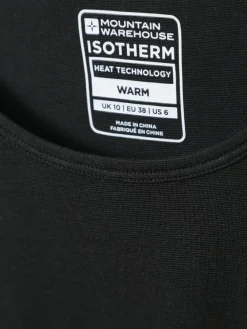 Mountain Warehouse Black Keep The Heat Womens IsoTherm Thermal Vest Top^Women Thermals
