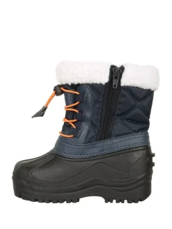 Online Mountain Warehouse Arctic Junior Waterproof Fleece Lined Adaptive Snow Boots Blue