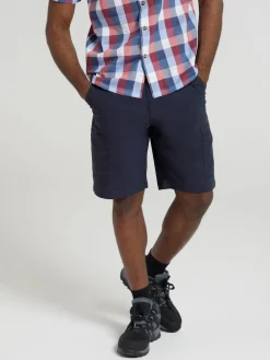 Mountain Warehouse Blue Mens Trek Walking Shorts^ Shorts