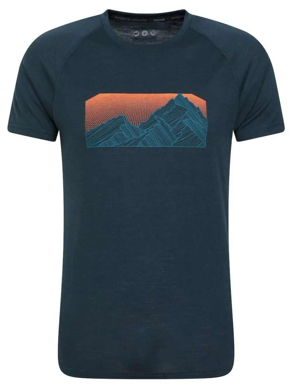 Outlet Mountain Warehouse Mens Talus Thermal Top Blue
