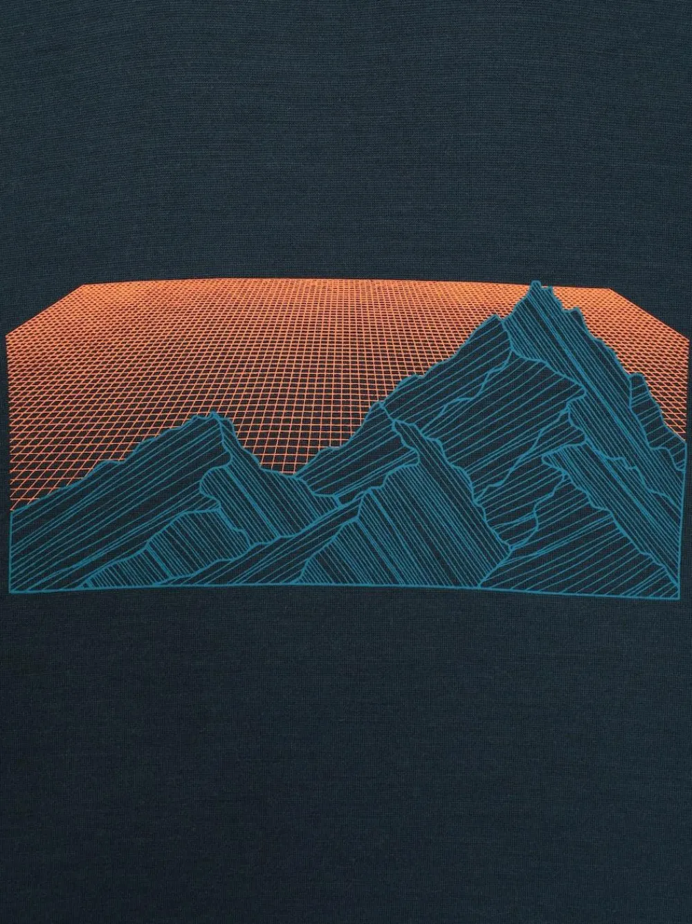 Outlet Mountain Warehouse Mens Talus Thermal Top Blue