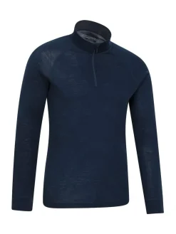 Mountain Warehouse Mens Merino Quarter Zip Thermal Top^ Thermals