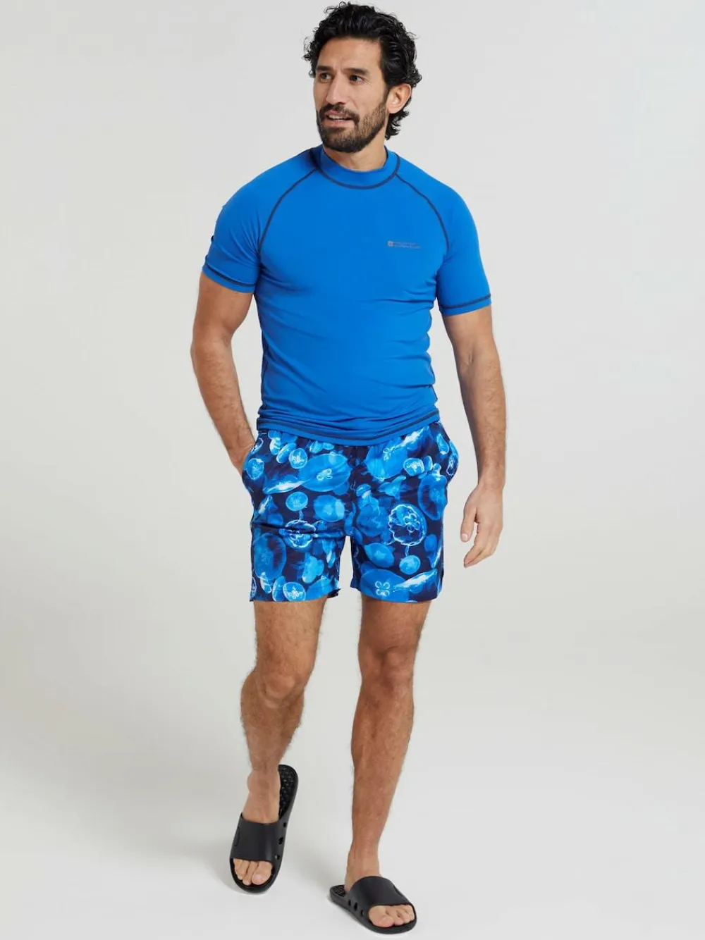 Hot Mountain Warehouse Mens UV Rash Vest Blue