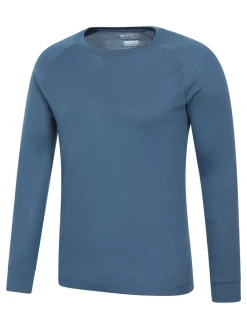 Online Mountain Warehouse Blue Thermal Base Layer Top