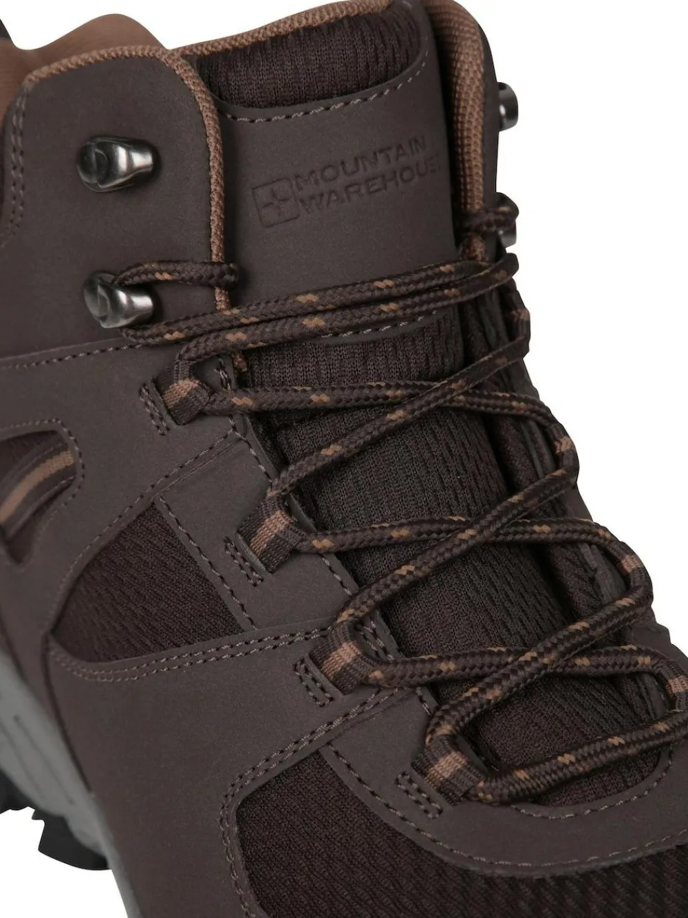 New Mountain Warehouse Mens Wide Fit Mcleod Boots Brown