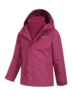 Sale Mountain Warehouse Fell 3-In-1 Water Resistant Jacket Burgundy Red