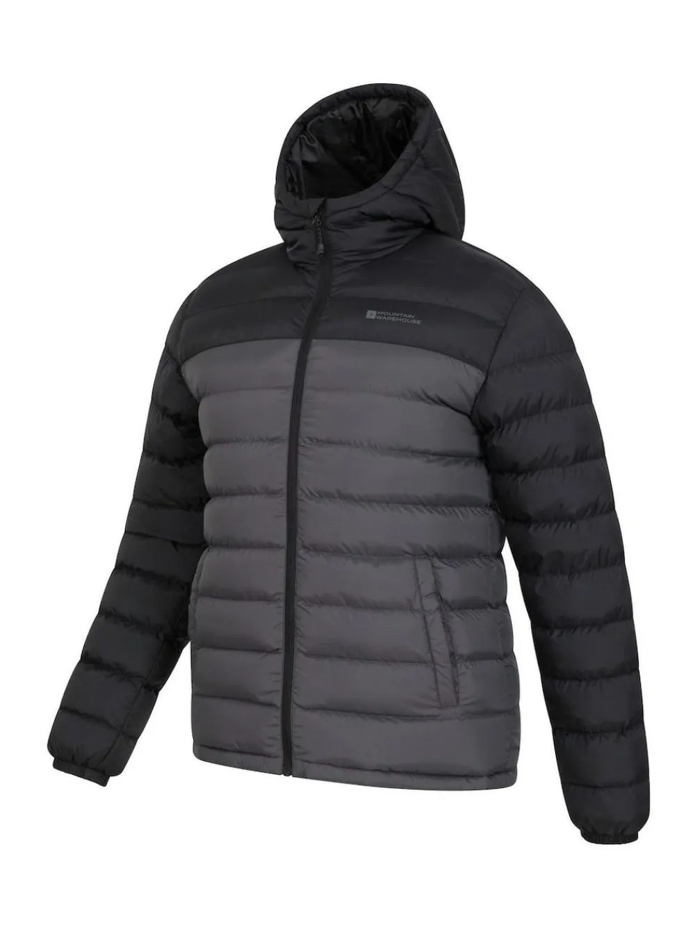 Outlet Mountain Warehouse Dark Grey Seasons II Mens Water Resistant Padded Jacket
