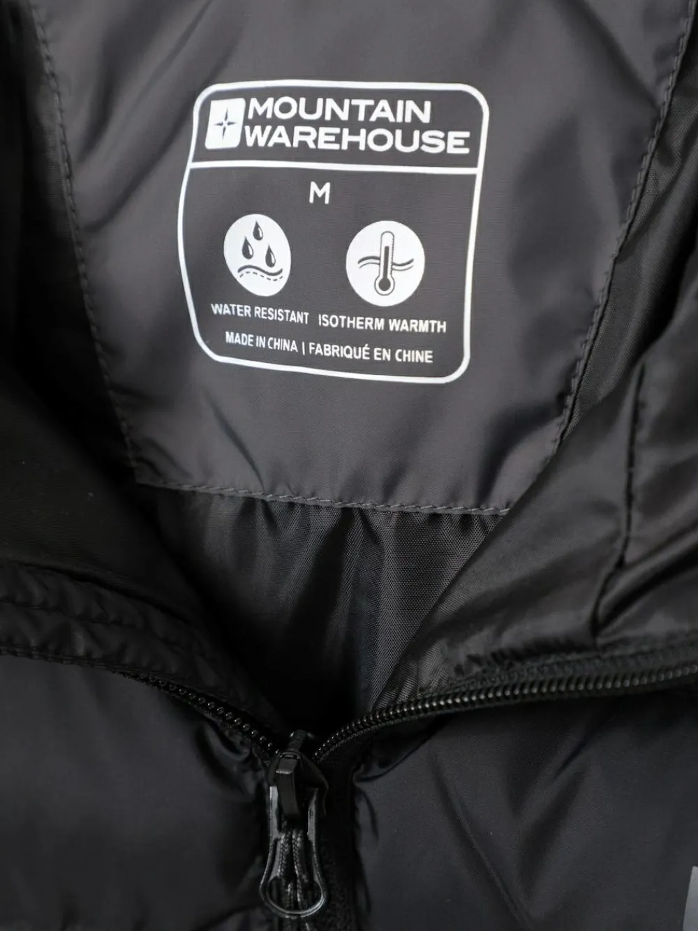 Outlet Mountain Warehouse Dark Grey Seasons II Mens Water Resistant Padded Jacket