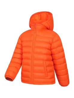 Mountain Warehouse Dark Orange Seasons II Kids Water-Resistant Padded Jacket