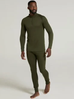 Mountain Warehouse Mens Talus Quarter Zip Thermal Top^ Thermals