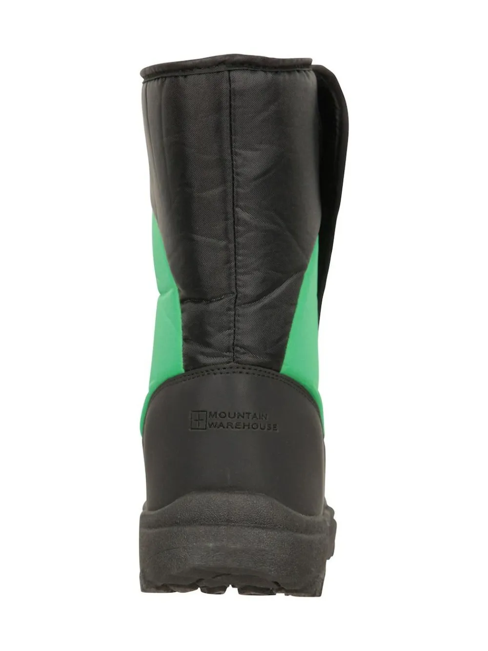 New Mountain Warehouse Caribou Kids Single Stripe Sherpa Lined Adaptive Snow Boots Green