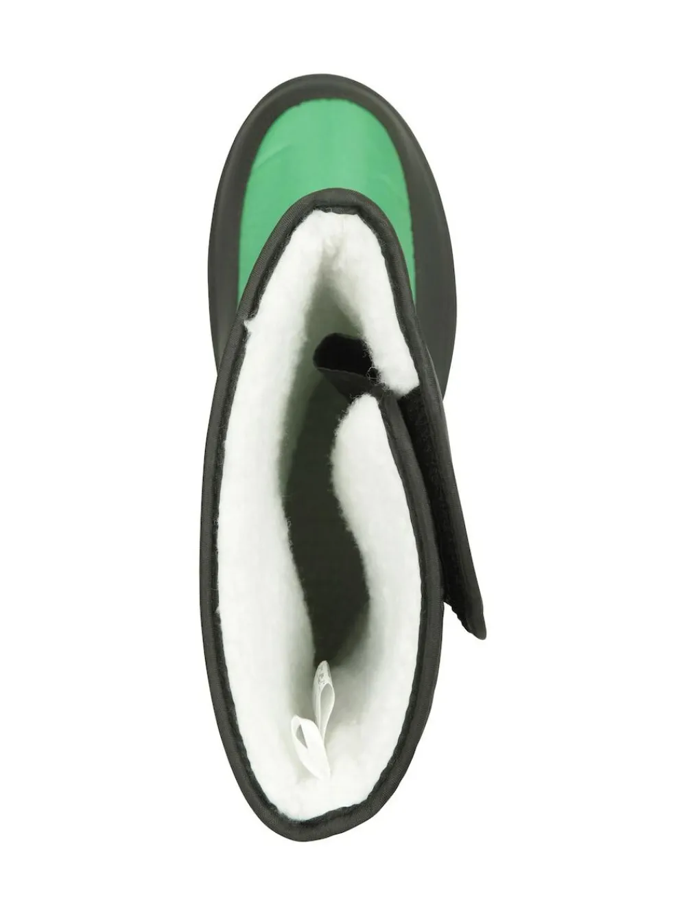 New Mountain Warehouse Caribou Kids Single Stripe Sherpa Lined Adaptive Snow Boots Green