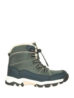 Discount Mountain Warehouse Comet Waterproof Snow Boots Green