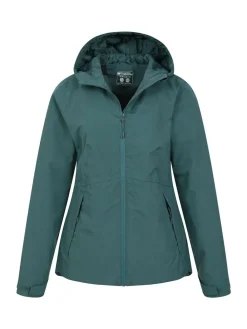 Clearance Mountain Warehouse Womens Vancouver II Waterproof Jacket Green