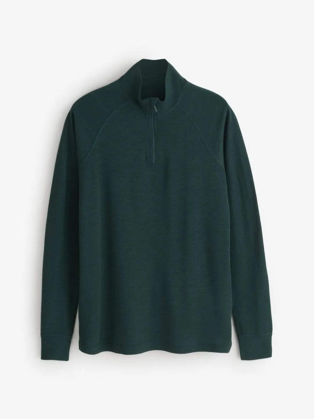 Mountain Warehouse Green Merino II Mens Zip Neck Base Layer Top^ Thermals