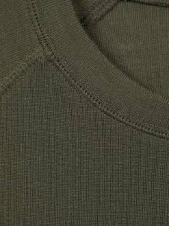 Mountain Warehouse Talus Mens Thermal Top & Joggers Set Green