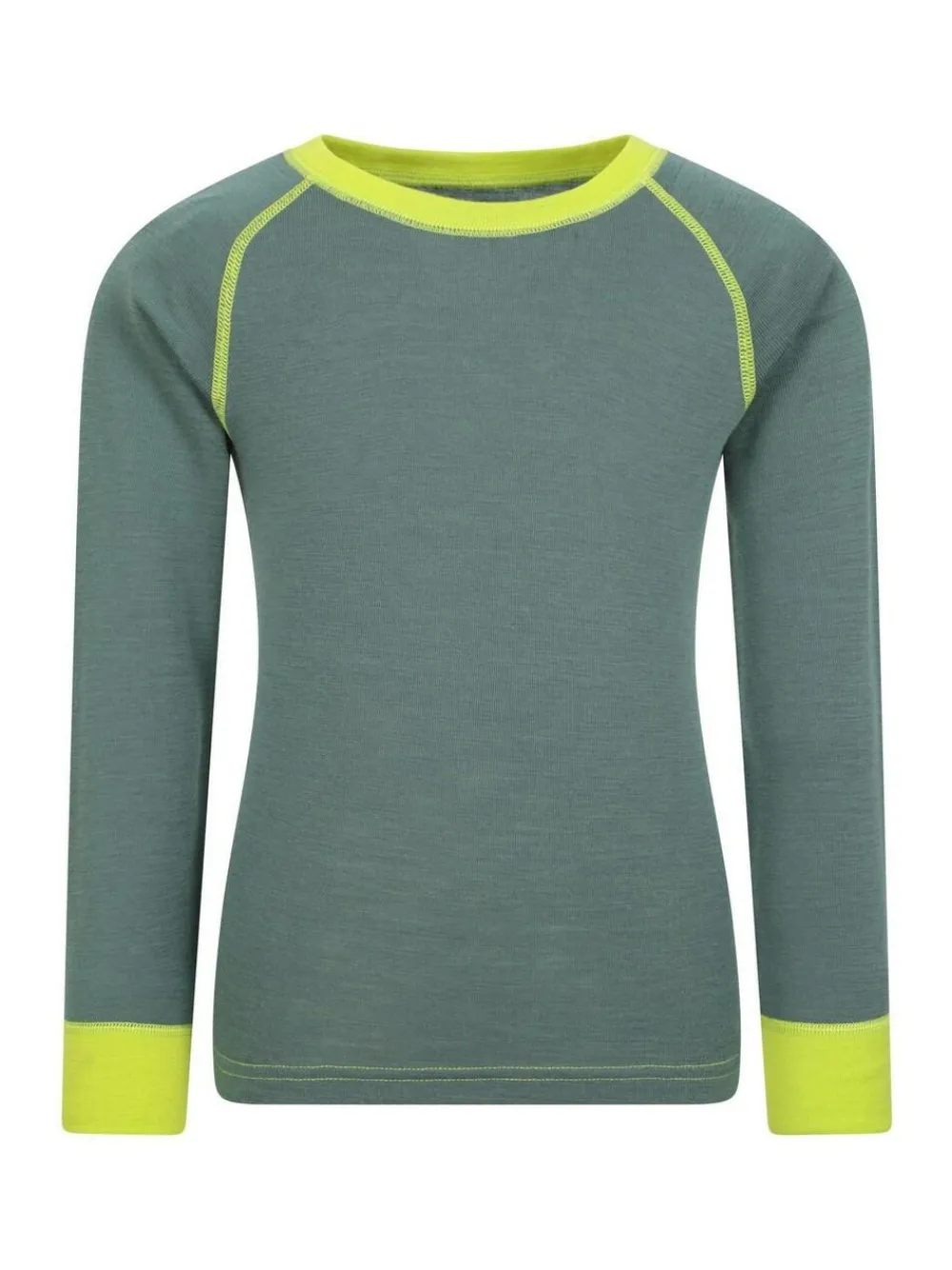 Hot Mountain Warehouse Merino II Round Neck Baselayer Top Green