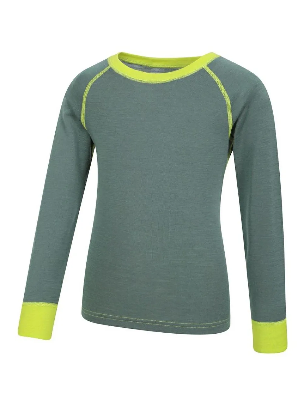 Hot Mountain Warehouse Merino II Round Neck Baselayer Top Green