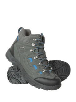 Mountain Warehouse Grey Adventurer Mens Waterproof Walking Boots