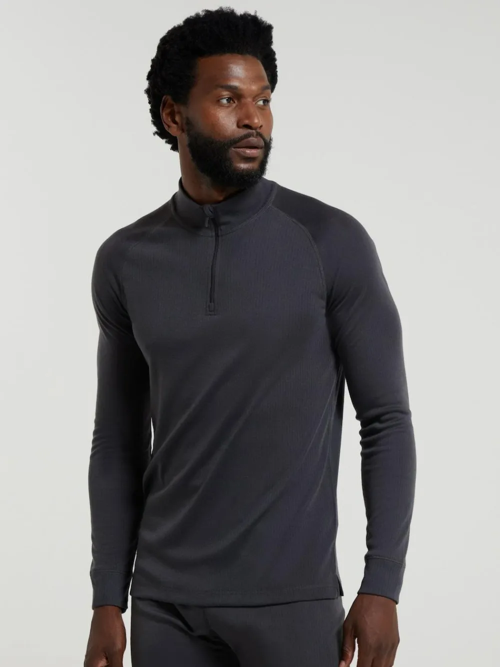 Mountain Warehouse Mens Talus Quarter Zip Thermal Top^ Underwear|Underwear