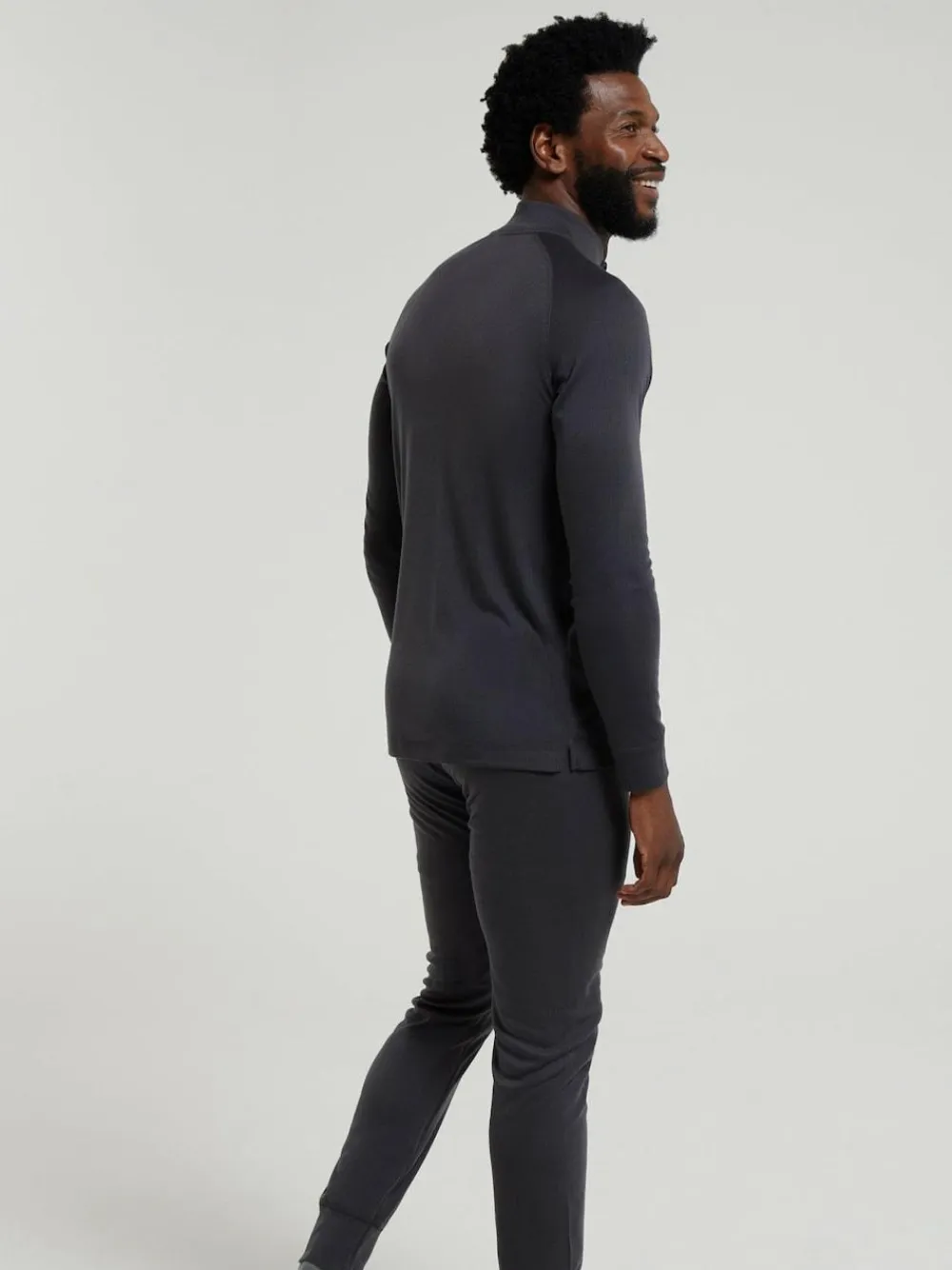 Mountain Warehouse Mens Talus Quarter Zip Thermal Top^ Underwear|Underwear
