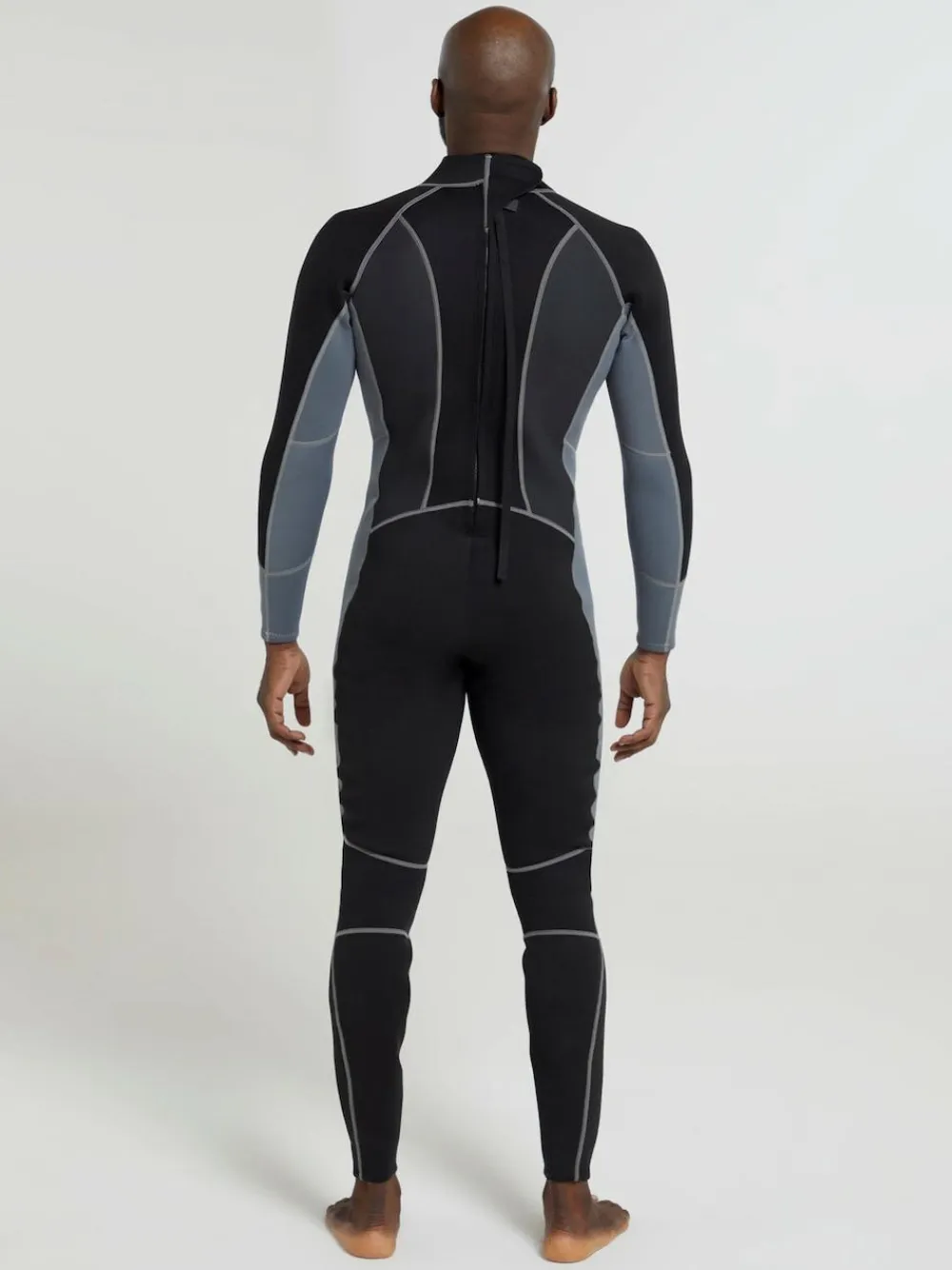 Discount Mountain Warehouse Mens Full Length Neoprene Wetsuit Grey