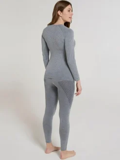 Mountain Warehouse Grey Off Piste II Thermal Top^Women Thermals