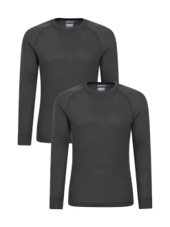 Mountain Warehouse Talus Mens Thermal Tops 2 Pack^ Thermals