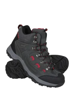 Sale Mountain Warehouse Light Grey Adventurer Mens Waterproof Walking Boots
