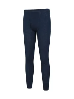 Sale Mountain Warehouse Navy Blue Mens Merino II Thermal Baselayer Joggers