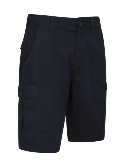 Mountain Warehouse Navy Mens Lakeside 100% Cotton Cargo Shorts^ Shorts