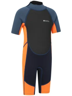 Hot Mountain Warehouse Kids Shorty 2.5/2mm Wetsuit Orange
